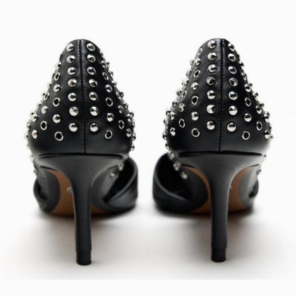 Zara mid heel studded shoes - Picture 2 of 5